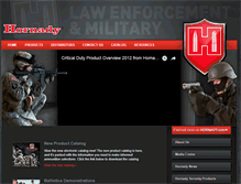 Tablet Screenshot of hornadyle.com